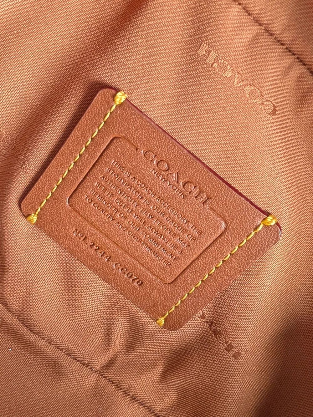 Coach Pebble Leather Crossbody Bag in Chalk
